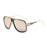 Men's 'Apollo' Big Square Premium Sunglasses Astroshadez-ASTROSHADEZ.COM-Golden Pink-ASTROSHADEZ.COM