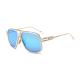 Men's 'Apollo' Big Square Premium Sunglasses Astroshadez-ASTROSHADEZ.COM-Blue Reflective-ASTROSHADEZ.COM