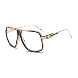 Men's 'Apollo' Big Square Premium Sunglasses Astroshadez-ASTROSHADEZ.COM-Black Clear-ASTROSHADEZ.COM