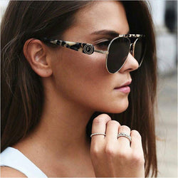 Womens 'French' Oversized Aviator Style Sunglasses Astroshadez-ASTROSHADEZ.COM-ASTROSHADEZ.COM