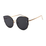 Womens 'Drip' Cateye Sunglasses Astroshadez-ASTROSHADEZ.COM-Gold Frame Grey-ASTROSHADEZ.COM