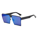 Unisex 'Destiny' X-Large Square Sunglasses Astroshadez-ASTROSHADEZ.COM-Black Blue-ASTROSHADEZ.COM