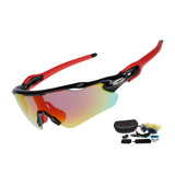 5 LENS inc. Polarized Cycling Bike Fishing Sunglasses Glasses-ASTROSHADEZ.COM-Black Red-ASTROSHADEZ.COM