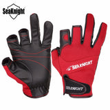 SeaKnight Sport Leather Fishing Gloves Half-Finger Breathable Anti-Slip Glove Neoprene&PU-ASTROSHADEZ.COM-ASTROSHADEZ.COM