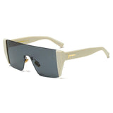 Unisex 'Fosache' Square Shape Sunglasses Astroshadez-ASTROSHADEZ.COM-Beige Black-ASTROSHADEZ.COM
