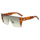Unisex 'Fosache' Square Shape Sunglasses Astroshadez-ASTROSHADEZ.COM-Leopard Green Grey-ASTROSHADEZ.COM