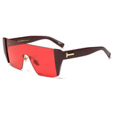 Unisex 'Fosache' Square Shape Sunglasses Astroshadez-ASTROSHADEZ.COM-Wine Red Red-ASTROSHADEZ.COM