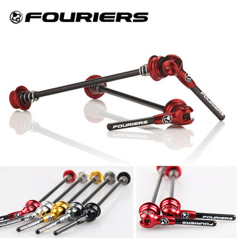 Fouriers MTB Road Bike Bicycle Quick Release Titanium Axel With Carbon Lever Skewers-ASTROSHADEZ.COM-ASTROSHADEZ.COM