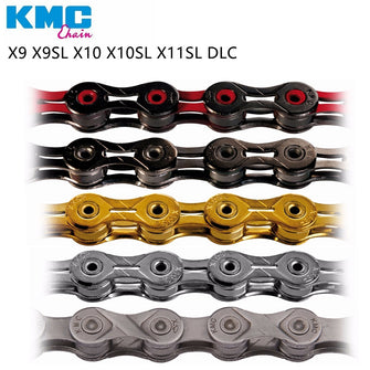 Kmc Z99 X10EL X10.93 X11EL Extra Light double X chain 9 10 11 speed mtb road bike bicycle chain titanium gold silver color-ASTROSHADEZ.COM-ASTROSHADEZ.COM