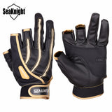 SeaKnight Fishing Gloves 3 Finger Cut Breathable Anti-Slip Gloves Neoprene cloth&PU-ASTROSHADEZ.COM-ASTROSHADEZ.COM