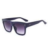Womens 'Cleo' Square Frame Sunglasses Astroshadez-ASTROSHADEZ.COM-Blue Frame Grey-ASTROSHADEZ.COM