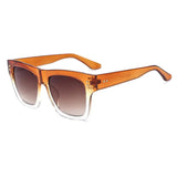 Womens 'Cleo' Square Frame Sunglasses Astroshadez-ASTROSHADEZ.COM-Brown Frame Brown-ASTROSHADEZ.COM