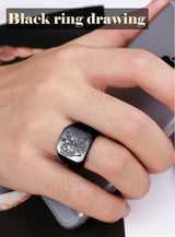 DOUBLE EAGLE RUSSIAN MC BIKER Stainless Steel Silver Gold Ring Mens-ASTROSHADEZ.COM-ASTROSHADEZ.COM