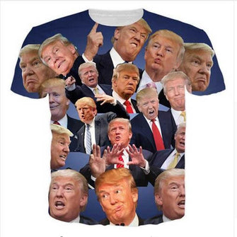 DONALD TRUMP HILARY PRESIDENT PRINTED SUMBLIMATION T SHIRT-ASTROSHADEZ.COM-ASTROSHADEZ.COM