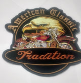AMERICAN CLASSIC TRADITION EAGLE MC Biker Patch Set Iron On Vest Jacket Rocker-ASTROSHADEZ.COM-ASTROSHADEZ.COM