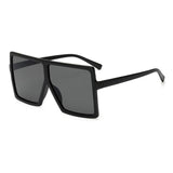 Womens 'Damnnn' X-Large Square Sunglasses-ASTROSHADEZ.COM-Matte Black Black-ASTROSHADEZ.COM