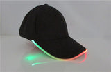 LED FISHING HAT WITH LIGHT STRIP-ASTROSHADEZ.COM-Multi Rainbow-L-ASTROSHADEZ.COM