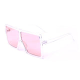 Womens 'Damnnn' X-Large Square Sunglasses-ASTROSHADEZ.COM-Pink Tinted-ASTROSHADEZ.COM