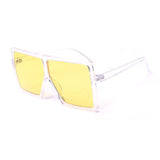 Womens 'Damnnn' X-Large Square Sunglasses-ASTROSHADEZ.COM-Yellow Tinted-ASTROSHADEZ.COM