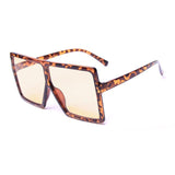 Womens 'Damnnn' X-Large Square Sunglasses-ASTROSHADEZ.COM-Leopard Tea Tinted-ASTROSHADEZ.COM