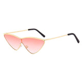 Unisex 'Senorita' Triangle Spanish Cat Eye Retro Sunglasses Astroshadez-ASTROSHADEZ.COM-Pink Gradient-ASTROSHADEZ.COM