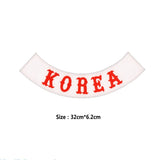 KOREA MC Biker Patch Set Iron On Vest Jacket Rocker Hells-ASTROSHADEZ.COM-ASTROSHADEZ.COM