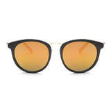 Womens 'Candi' Large Round Circle Sunglasses Astroshadez-ASTROSHADEZ.COM-Black Frame Orange-ASTROSHADEZ.COM