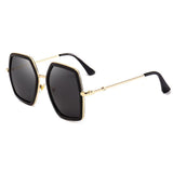 Womens 'Campbell' Large Full Frame Sunglasses Astroshadez-ASTROSHADEZ.COM-Black Black-ASTROSHADEZ.COM