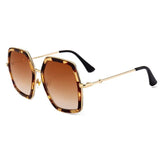 Womens 'Campbell' Large Full Frame Sunglasses Astroshadez-ASTROSHADEZ.COM-Amber Tea-ASTROSHADEZ.COM