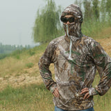 Camo Hunting Clothes Pullover Sun protection Anti-UV Breathable Quick dry Men Fishing shirt Outdoor Sports-ASTROSHADEZ.COM-Pine Camo-XXL-ASTROSHADEZ.COM