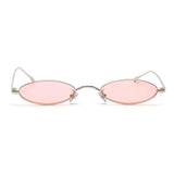 Unisex 'Elton J' Small Oval Circular Vintage Sunglasses Astroshadez-ASTROSHADEZ.COM-Pink-ASTROSHADEZ.COM
