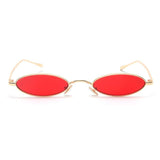 Unisex 'Elton J' Small Oval Circular Vintage Sunglasses Astroshadez-ASTROSHADEZ.COM-Red-ASTROSHADEZ.COM