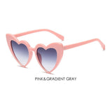 Unisex 'Lover' Large Heart Shaped Sunglasses Astroshadez-ASTROSHADEZ.COM-Pink gradient gray-ASTROSHADEZ.COM
