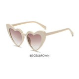 Unisex 'Lover' Large Heart Shaped Sunglasses Astroshadez-ASTROSHADEZ.COM-Beige brown-ASTROSHADEZ.COM