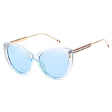 Womens 'Corsa' Cat Eye Sunglasses Astroshadez-ASTROSHADEZ.COM-Blue Frame Blue-ASTROSHADEZ.COM