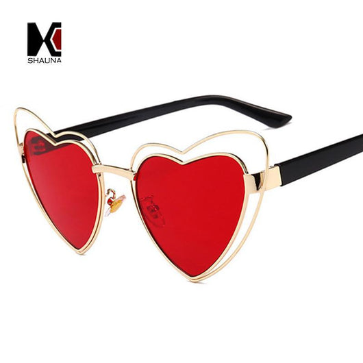 Womens 'Heart' Shape Wire Frame Sunglasses Astroshadez-SHAUNA Official Store-ASTROSHADEZ.COM