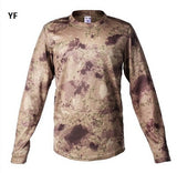Mens Hunting shirt Quick Dry Breathable Long Sleeve Camouflage Hiking Tactical Military-ASTROSHADEZ.COM-YF-S-ASTROSHADEZ.COM