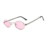 Unisex 'Kendall Jenner' Small Oval Shape Vintage Sunglasses Astroshadez-ASTROSHADEZ.COM-Clear Pink-ASTROSHADEZ.COM