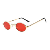 Unisex 'Kendall Jenner' Small Oval Shape Vintage Sunglasses Astroshadez-ASTROSHADEZ.COM-Golden Red-ASTROSHADEZ.COM