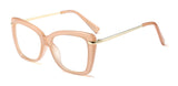 Womens 'Kinky' Clear Cat Eye Fashion Glasses Astroshadez-ASTROSHADEZ.COM-Khaki-ASTROSHADEZ.COM
