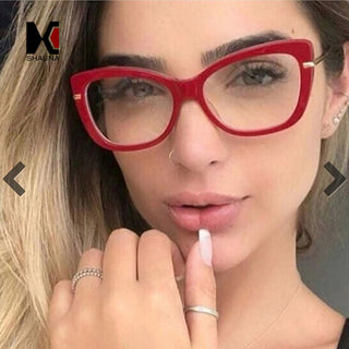 Womens 'Kinky' Clear Cat Eye Fashion Glasses Astroshadez-ASTROSHADEZ.COM-ASTROSHADEZ.COM