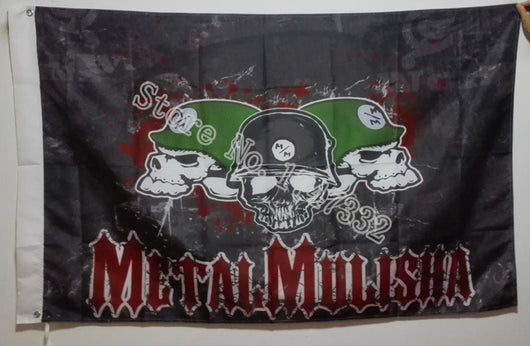 METAL MULISHA #8 FLAG BANNER DIRTBIKE WALL ART MOTO-ASTROSHADEZ.COM-ASTROSHADEZ.COM