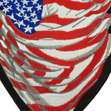 Skull Flag Bandana American US MC Biker Patch Set Iron On Vest Jacket Rocker Hells LARGE XL-ASTROSHADEZ.COM-ASTROSHADEZ.COM