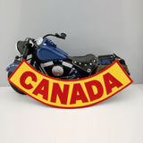 CANADA Bandidos MC Biker Patch Set Iron On Vest Jacket Rocker Hells-ASTROSHADEZ.COM-ASTROSHADEZ.COM