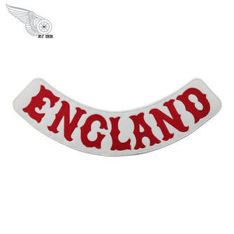 England HA rMC Biker Patch Set Iron On Vest Jacket Rocker Hells-ASTROSHADEZ.COM-ASTROSHADEZ.COM