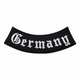 Germany outlaw black MC Biker Patch Set Iron On Vest Jacket Rocker Hells-ASTROSHADEZ.COM-ASTROSHADEZ.COM