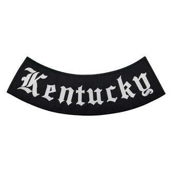 Outlaw Kentucky MC Biker Patch Set Iron On Vest Jacket Rocker Hells-ASTROSHADEZ.COM-ASTROSHADEZ.COM