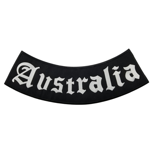 Outlaw Australia MC Biker Patch Set Iron On Vest Jacket Rocker Hells-ASTROSHADEZ.COM-ASTROSHADEZ.COM