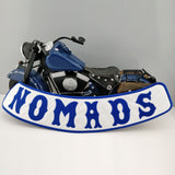 Nomads MC Biker Patch Set Iron On Vest Jacket Rocker Hells-ASTROSHADEZ.COM-ASTROSHADEZ.COM