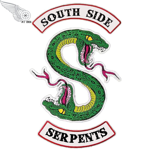 SOUTH SIDE SERPANT RIVERSIDE PATCH LARGE-ASTROSHADEZ.COM-ASTROSHADEZ.COM
